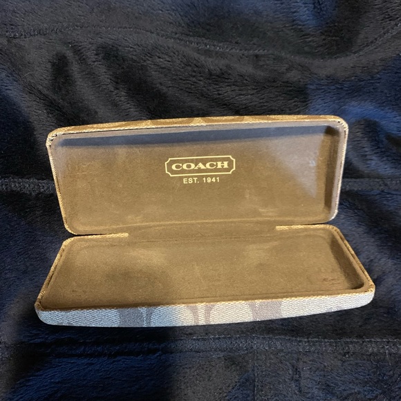 Coach | Accessories | Coach Signature Hard Glasses Case | Poshmark